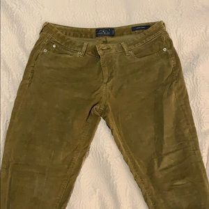 Olive green corduroy Lucky Brand pants